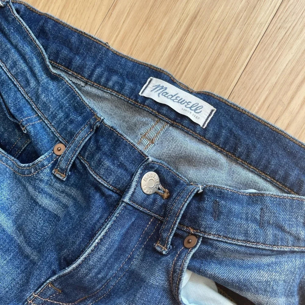 Madewell Slim Boyfriend Jeans Medium Wash - Picture 4 of 8